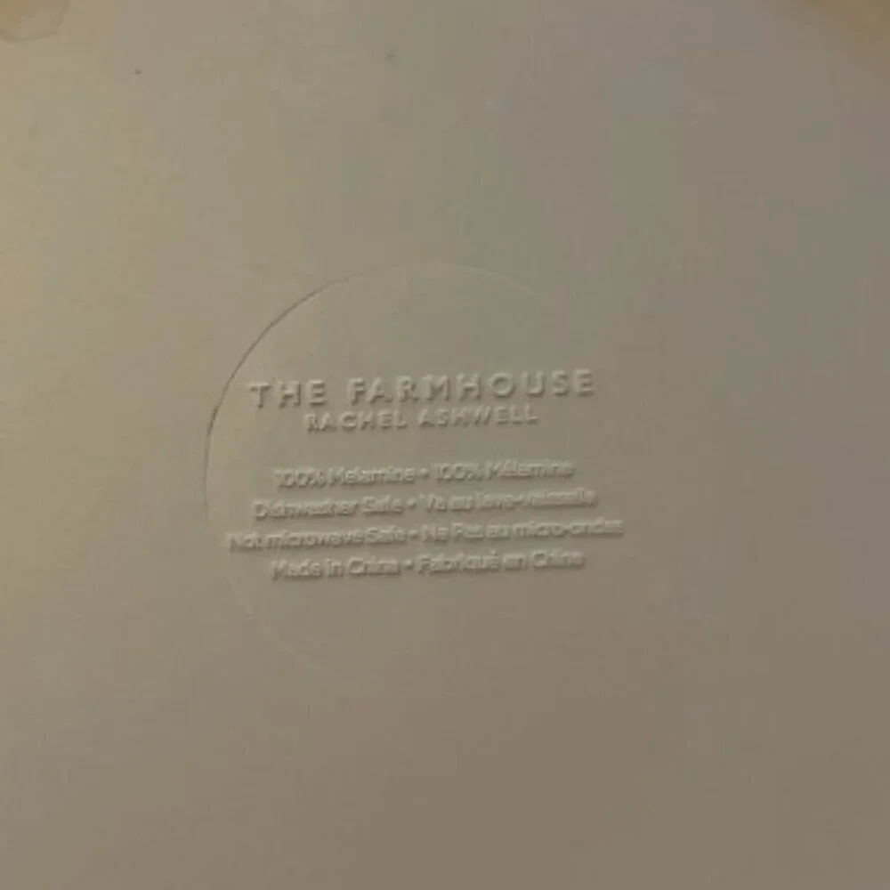 NEW Set of 4 Farmhouse by Rachel Ashwell Fruit Themed Melamine Salad Plates